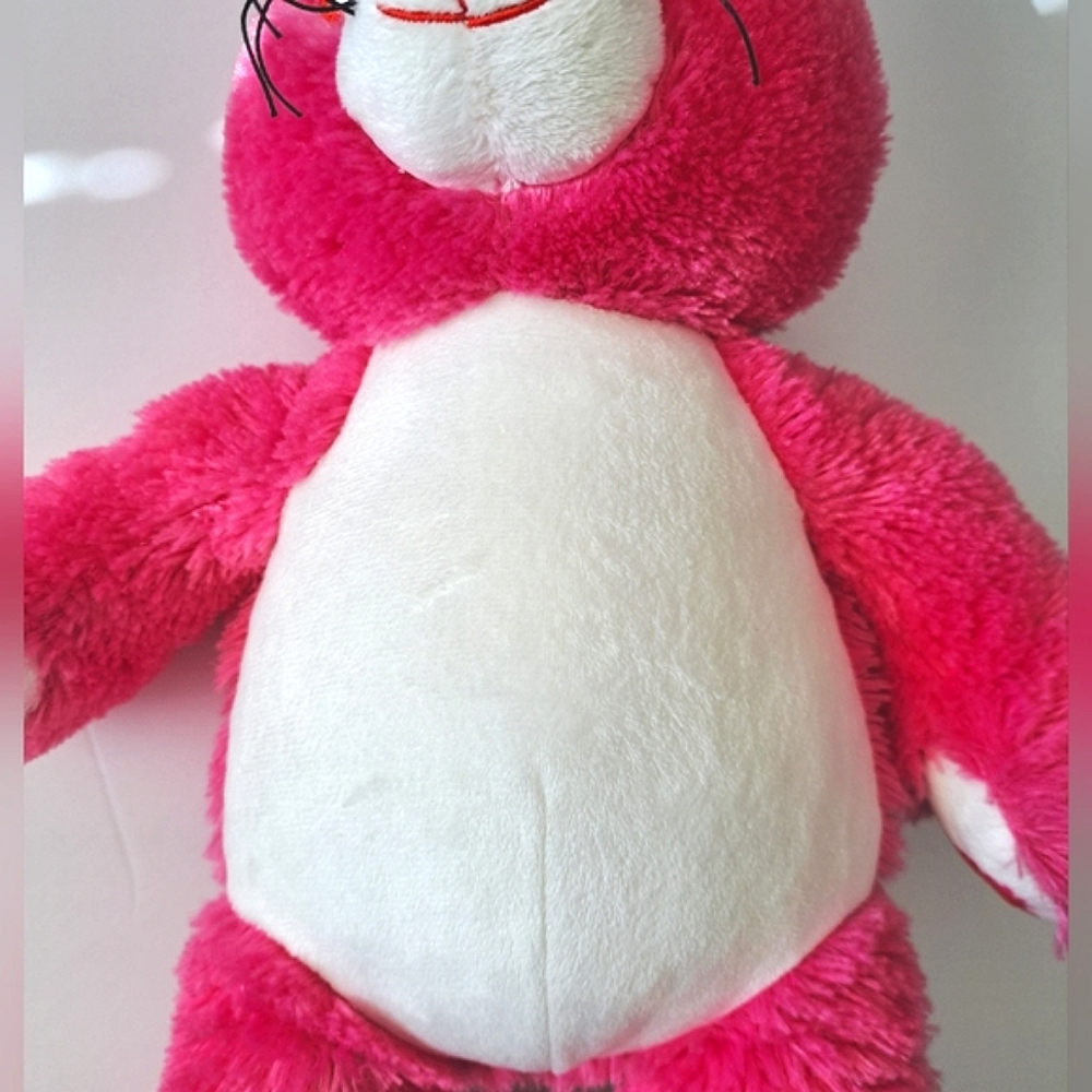 Build-A-Bear 2011 Kisses Fur You Hot Pink & White Kitty Plush Stuffed Cat 17" - Picture 7 of 14